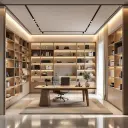 اثاث مكتبى / خزائن ومكتبات / مكتبات فيلات و شانون